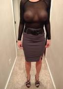 Trying On A Vegas Outfit