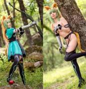 Atalanta Full/Nude In The Forest! Cosplay By Me (Kerocchi)