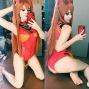 Lewd Asuka - Evangelion - By Evenink_Cosplay (Me)