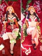 [Self] Slay Belle Katarina (League Of Legends) - Christmas Dakimakura Version By ...