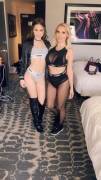 Nikki Benz And Riley Reid At The Avn Aee 2018