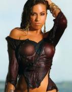 Tight Wet Clingy Black Long Sleeves