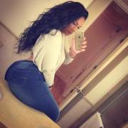 Sexy In Skin Tight Jeans.