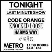 Harm's Way Just Posted This On Their Facebook.