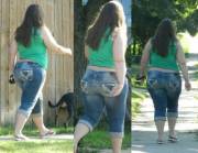 Cute Chubby Chick In Skin Tight Jeans (X-Post R/Bbwdonkcandids)