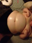 Oiled Up Belly From Above