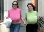 Nadine And Milena Running Free