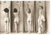 Young Ladies In The Shower