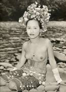 Dayak Woman From Sarawak 1955