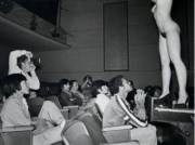 Photo Night At The Ivar Theater, Los Angeles, 1982, By Garry Winogrand.