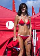 Promo Babe Model In A Red Bikini (X-Post /R/Promobabes)