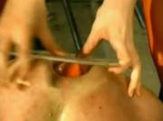 Fitting A Basketball Into Her Hoop