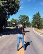 Korean Booty In Denim...