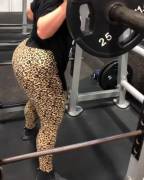 Her Leggings Won't Last Much Longer...