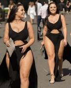 A Split Dress And Thick Thighs.