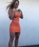 Dress Painted On Her