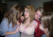 When Your Friends Want To Discover The Secret Of Your Boobs