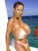 Minka Is A Vision In Just Her Tiny Thong