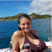 Holding A Can, She Has Big Cans