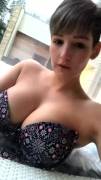 Short Hair Titty Flash