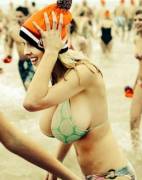 Orange Bobble Hat (Xpost /R/Busty)