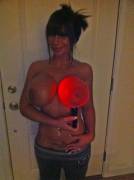 Highlighting Her Areola Scars