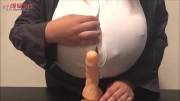 Dildo Titfuck At The Office