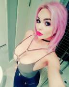 Perfect Outfit For Titfucking! I'd Plunge My Dick Straight In Her Cleavage