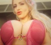 Big Tits In Undersized Outfit! I Want To Titfuck Her Tight Cleavage