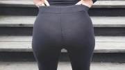 Black Leggings Black Panties Big Ass 