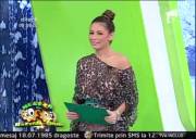 Roxana Vancea Braless And Bouncy In Sheer Dress