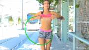Roxy Raine With Hula Hoop