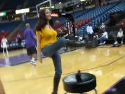 Annie Wersching Realizing Her Big Tits Are Bouncing Around While Dancing Infront ...