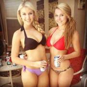 Twins With Beer. What More Can A Guy Want?