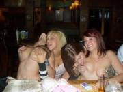 4 Girls, 2 Tongues, And 2 Handbras