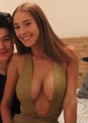 That's A Really Deep V-Neck