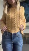 Under My Sweater And Jeans Today 