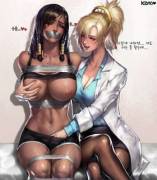 Pharah X Mercy (Kimdonga)[Overwatch]