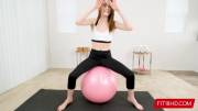 Hannah Hays Bouncing On A Yoga Ball...and More