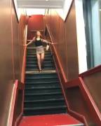 Drunk And Stairs And A Thong