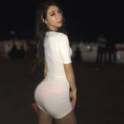 Cutie With A Big (See-Through) Booty!