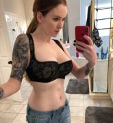 Love The Contrast Of Pale Skin, Black Ink And Ginger Hair!