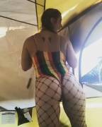 Shaking Her Ass In The Tent