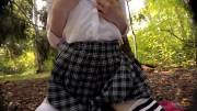School Girl Takes You Into The Woods And Bangs Your Brains Out