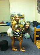 Practicing For Their Centaur Costume