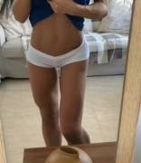 Tight White Boyshorts