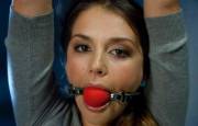 Gorgeous Face Made Better With A Ballgag