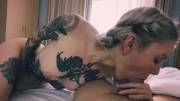 [/R/Babesnsfw] Tattooed Hottie Gives Perfect Blowjob