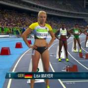German Sprinter Lisa Mayer