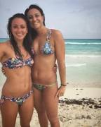 Italian Swimmer Silvia Di Pietro (And Coach Valentina Lucconi)